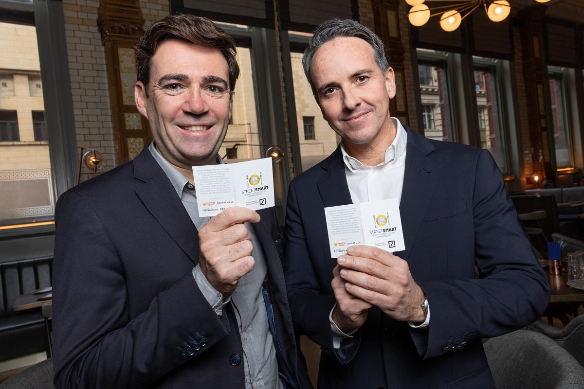 Andy Burnham and Sacha Lord