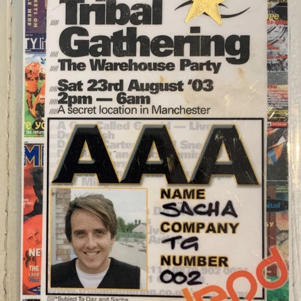 Sacha Lord Tribal Gathering